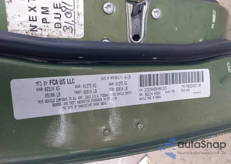 2019 Dodge Charger Gt Rwd from USA, damaged, VIN 2C3CDXHG5KH681223